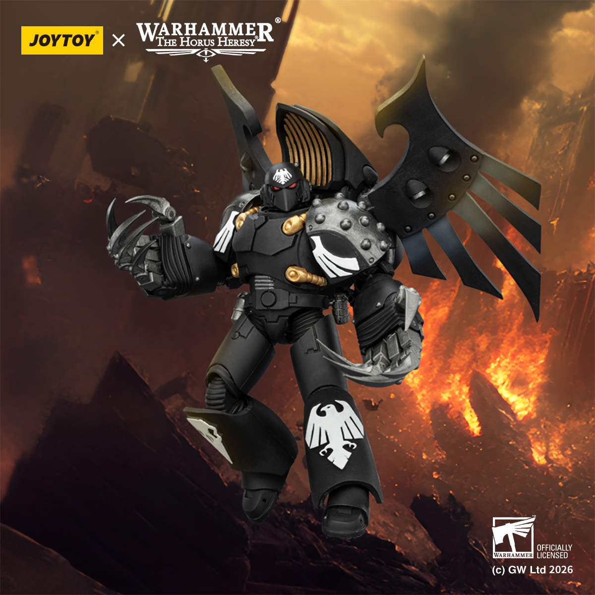 JOYTOY Warhammer The Horus Heresy 1:18 Raven Guard Legion - JOYTOY WORLD