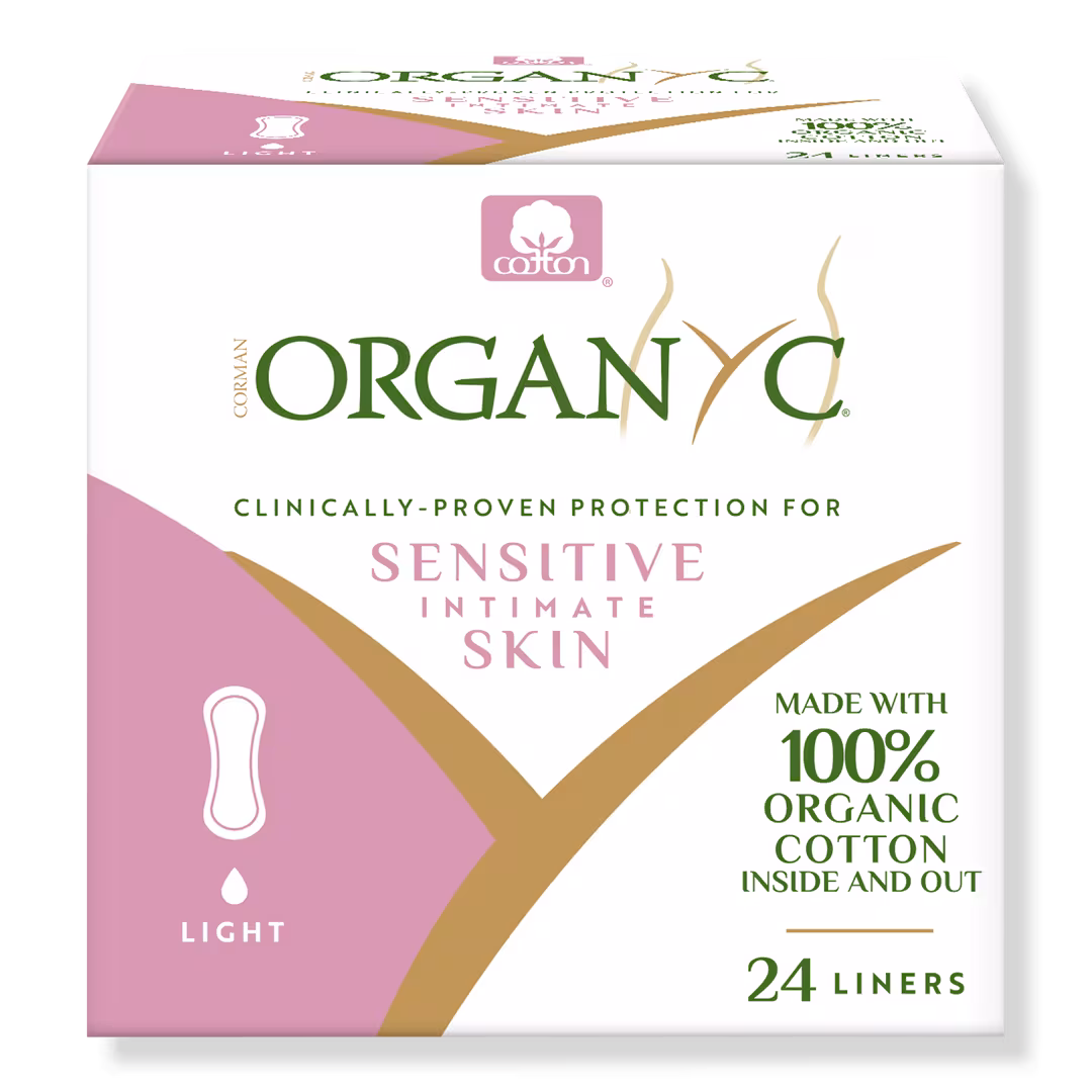 Organyc  100% Certified Organic Cotton Panty Liner, Folded