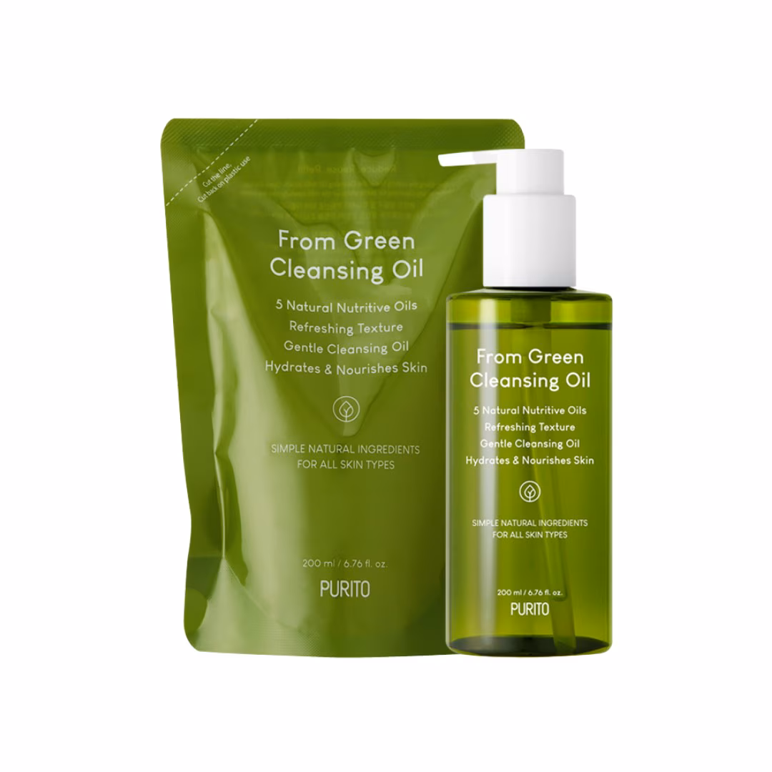 Von Green Cleansing Oil Set, Reinigungsöl und Nachfüllset