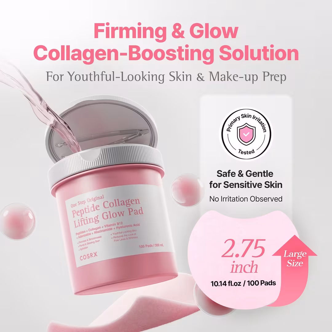 COSRX  One Step Original Peptide Collagen Lifting Glow Pad