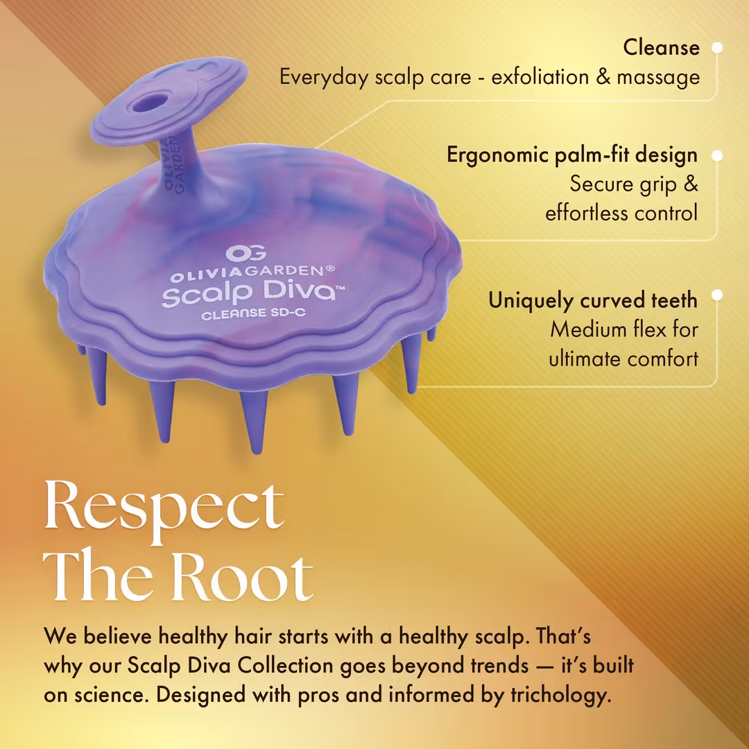 Olivia Garden  Scalp Diva Cleanse Brush