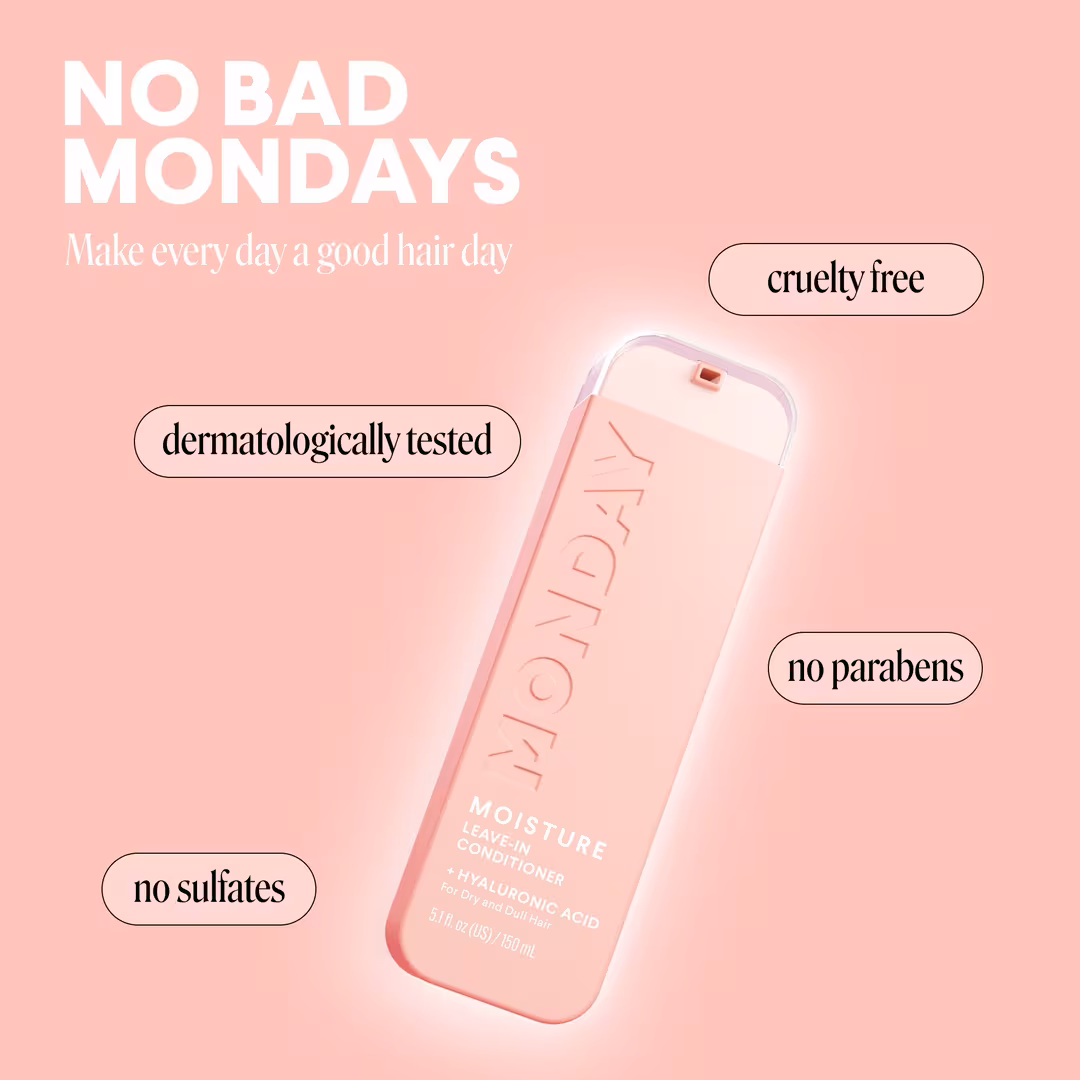 MONDAY Haircare  MOISTURE Leave-In Conditioner with Hyaluronic Acid for Dry & Dull Hair
