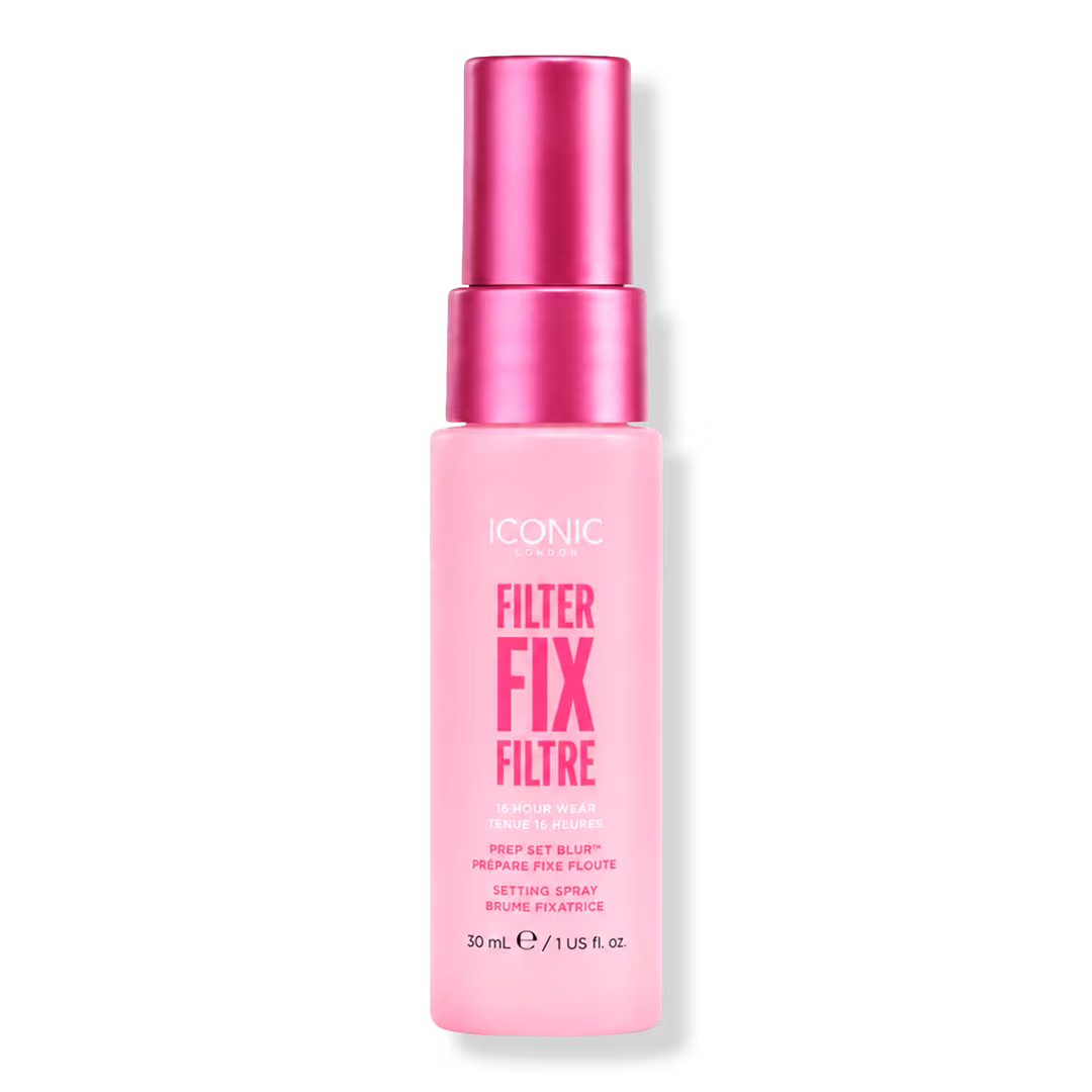 ICONIC LONDON  Mini Filter Fix Prep Set Blur Setting Spray