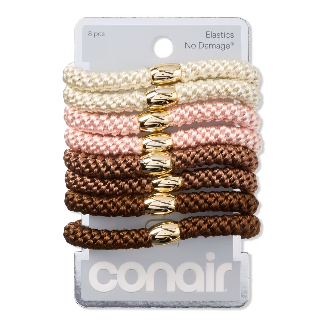 Conair Accessories  Hair Ties with Beads 8 pk
