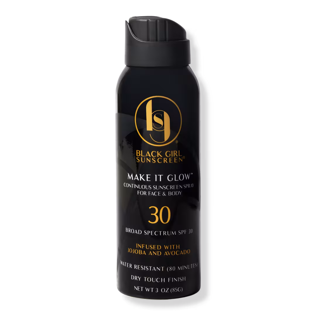 Black Girl Sunscreen  Make It Glow Continuous Spray SPF30