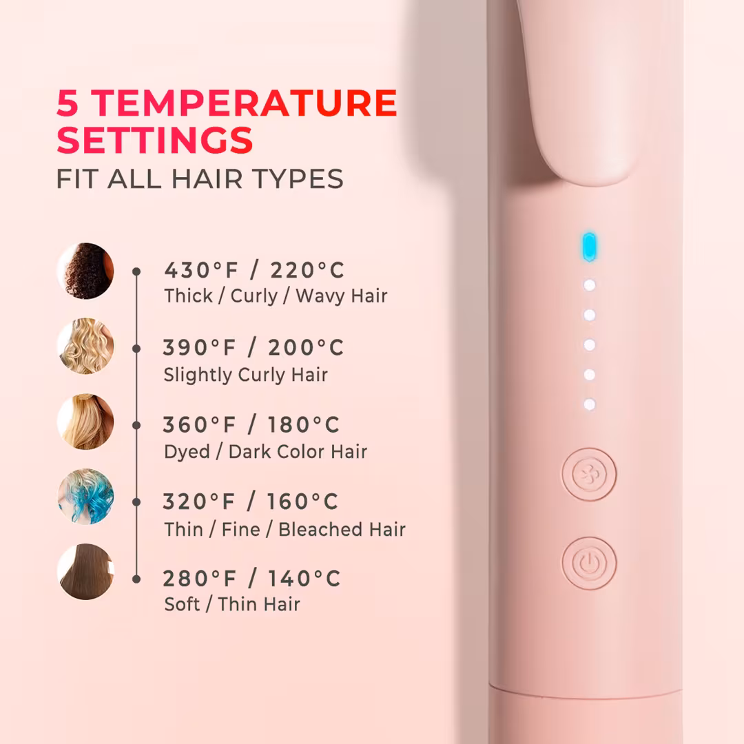 TYMO Beauty  Airflow 2 in1 Hair Curler and Straightener