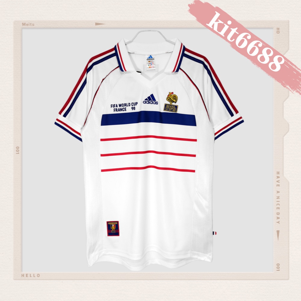 1998 France Away Retro Football Shirt