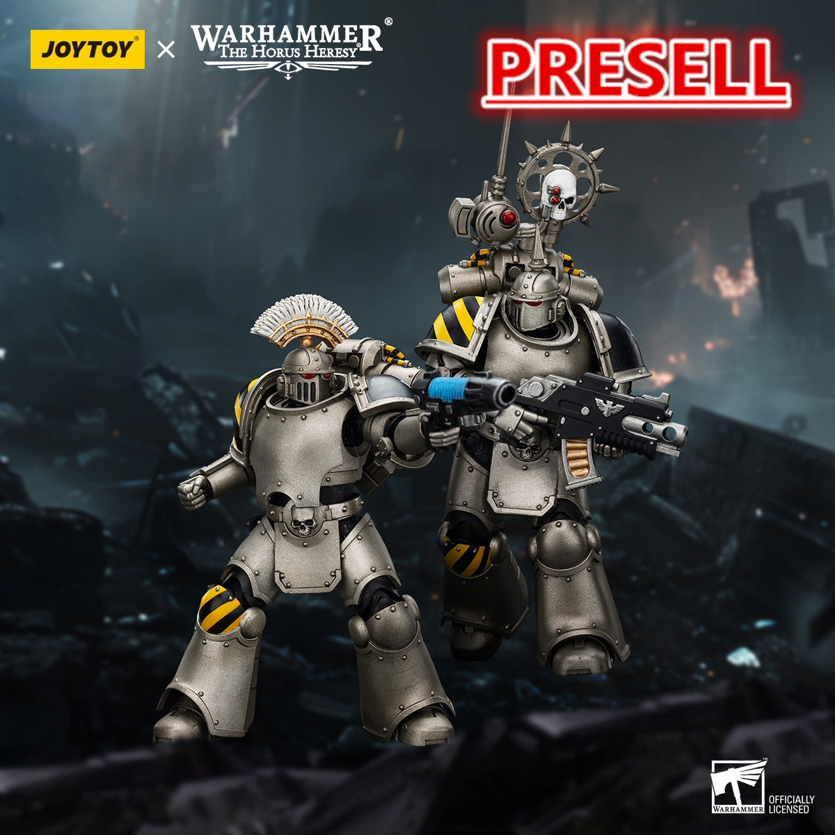 JOYTOY Warhammer The Horus Heresy 1:18 lron Warriors MKlll Tactical Legion - JOYTOY WORLD