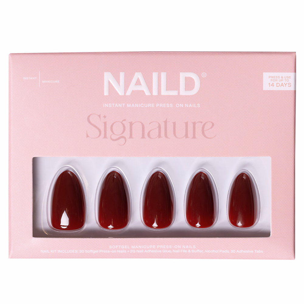 Bloody Mary almond Softgel Press On Nails