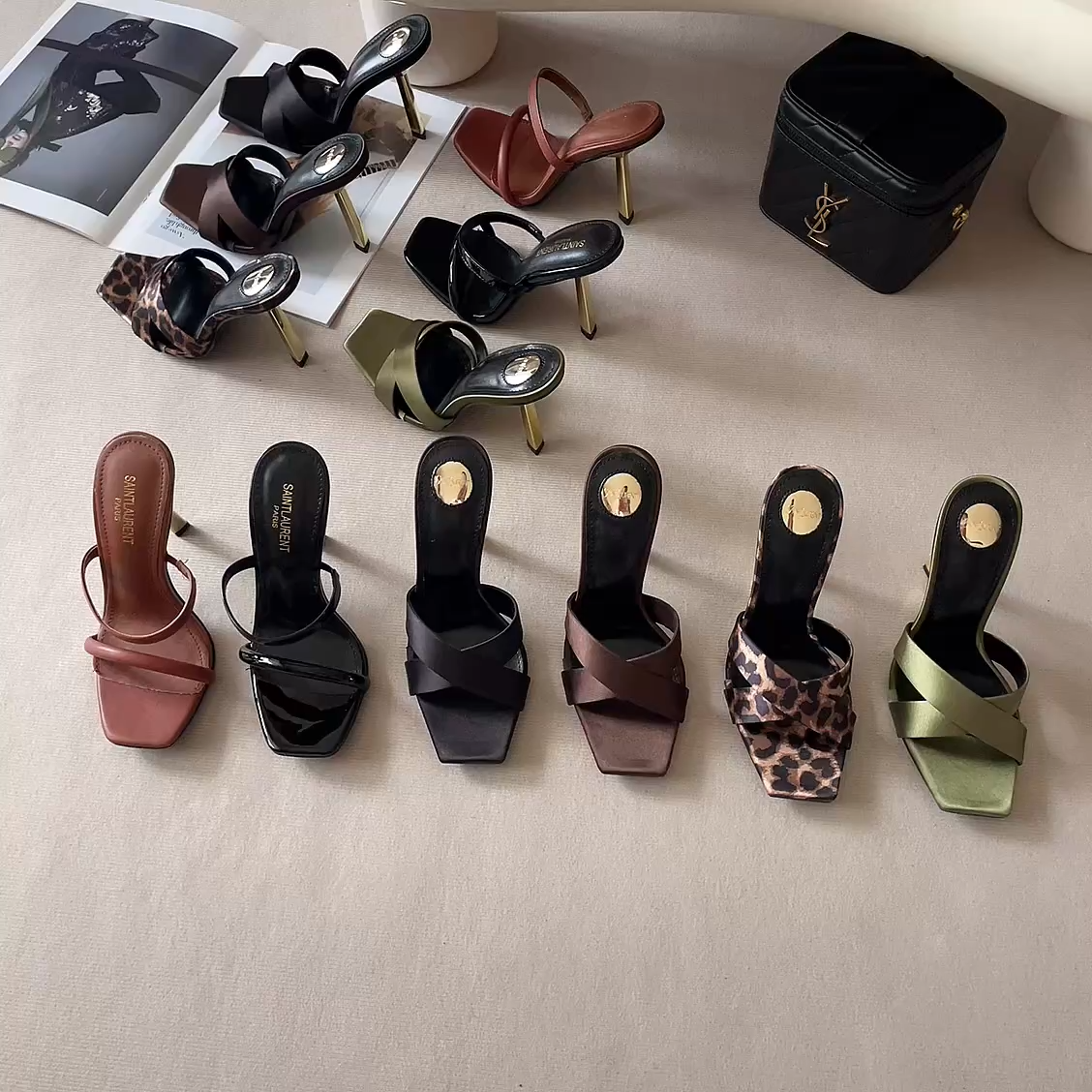 YSL 26P High-Heeled Sandals