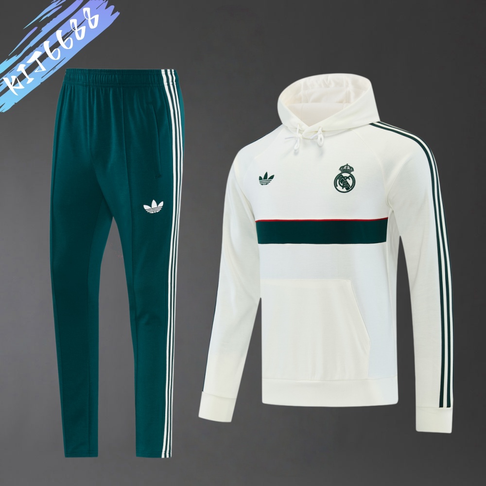 2026/2027 Real Madrid Full Zipper Training Suit (Adult Set)