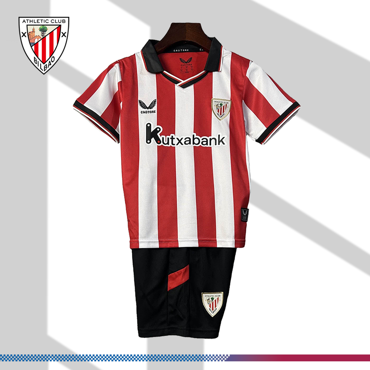 2025/2026 Bilbao Home Football Shirt (Kids Kit socks)