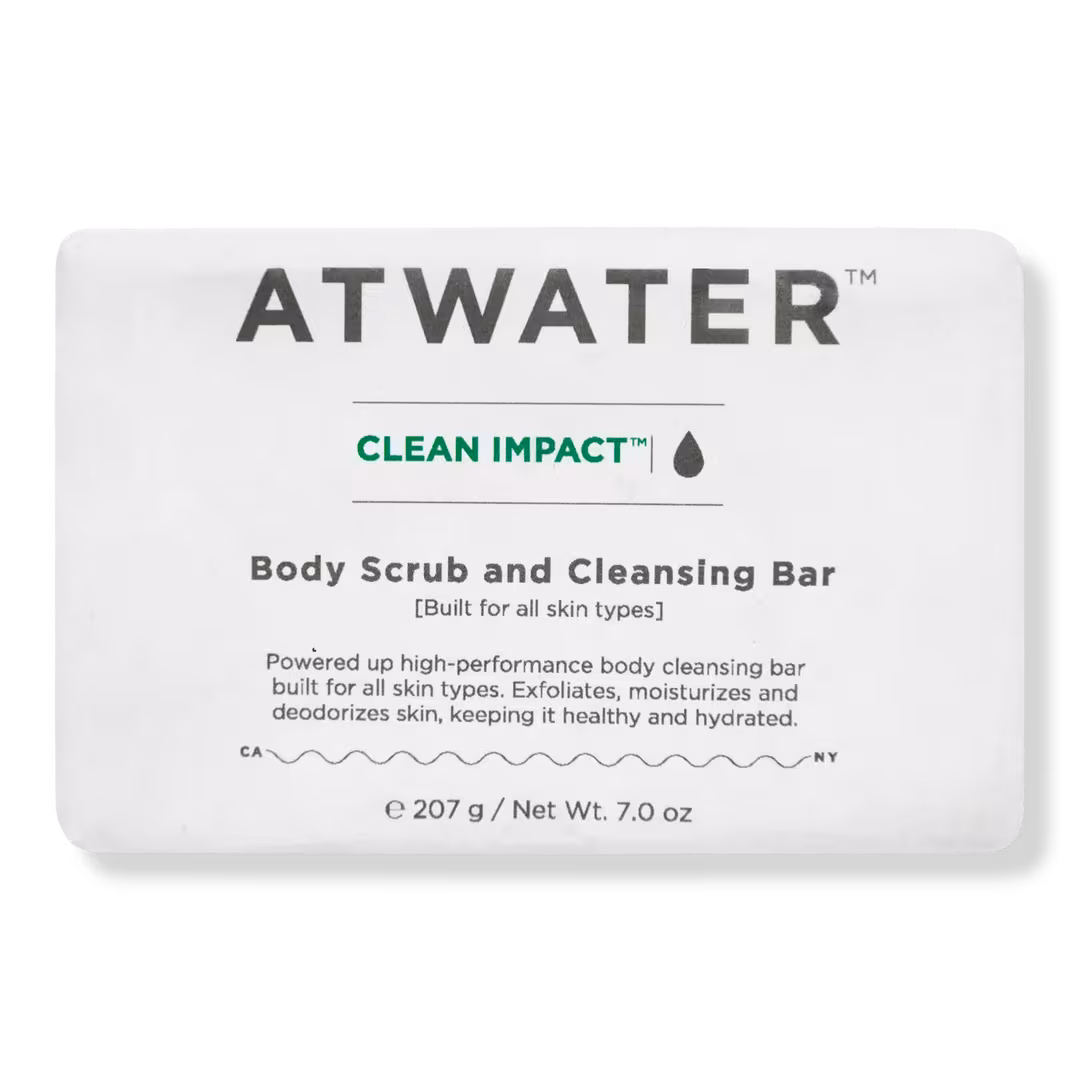 ATWATER  Clean Impact Body Scrub and Cleansing Bar