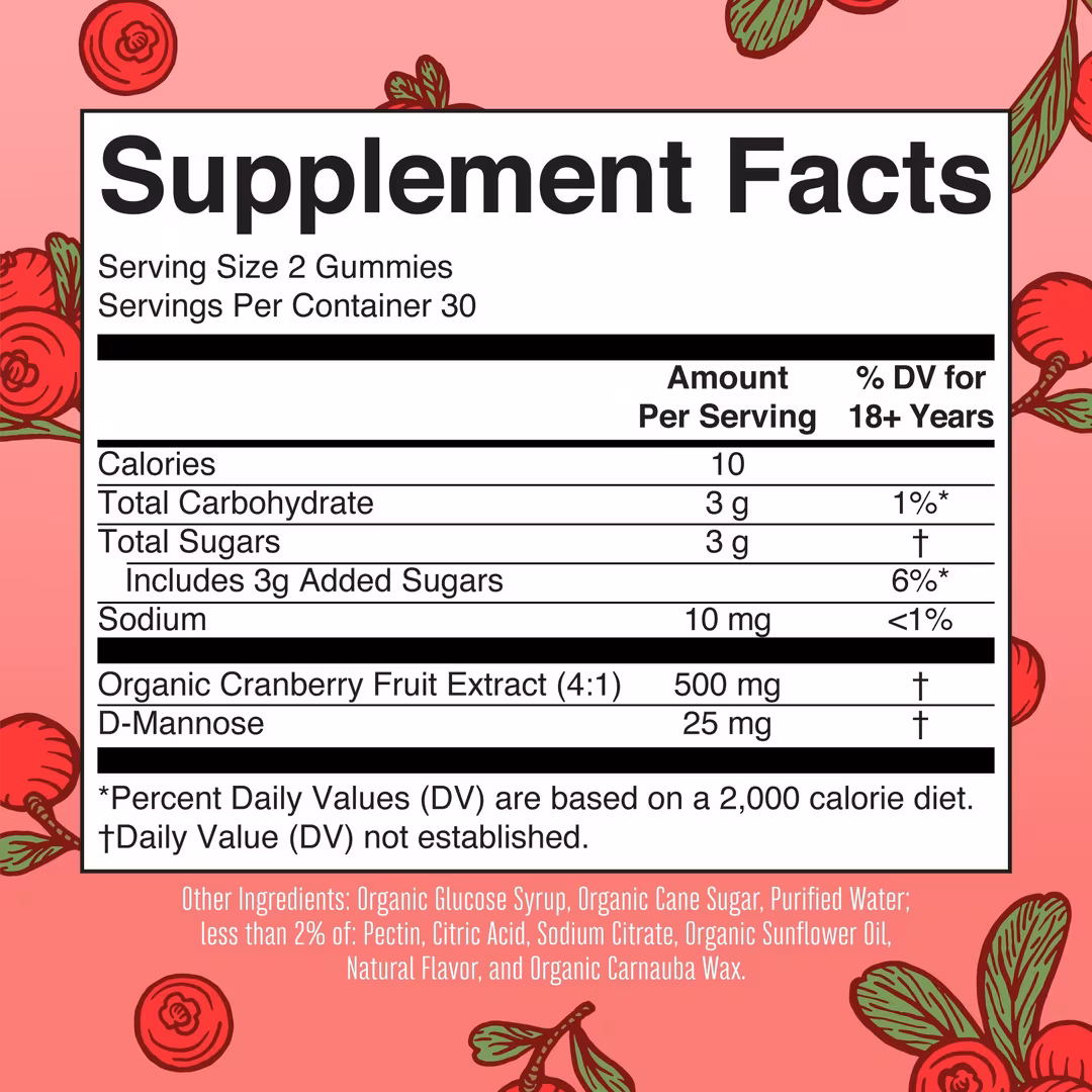 MaryRuth's  Cranberry Gummies