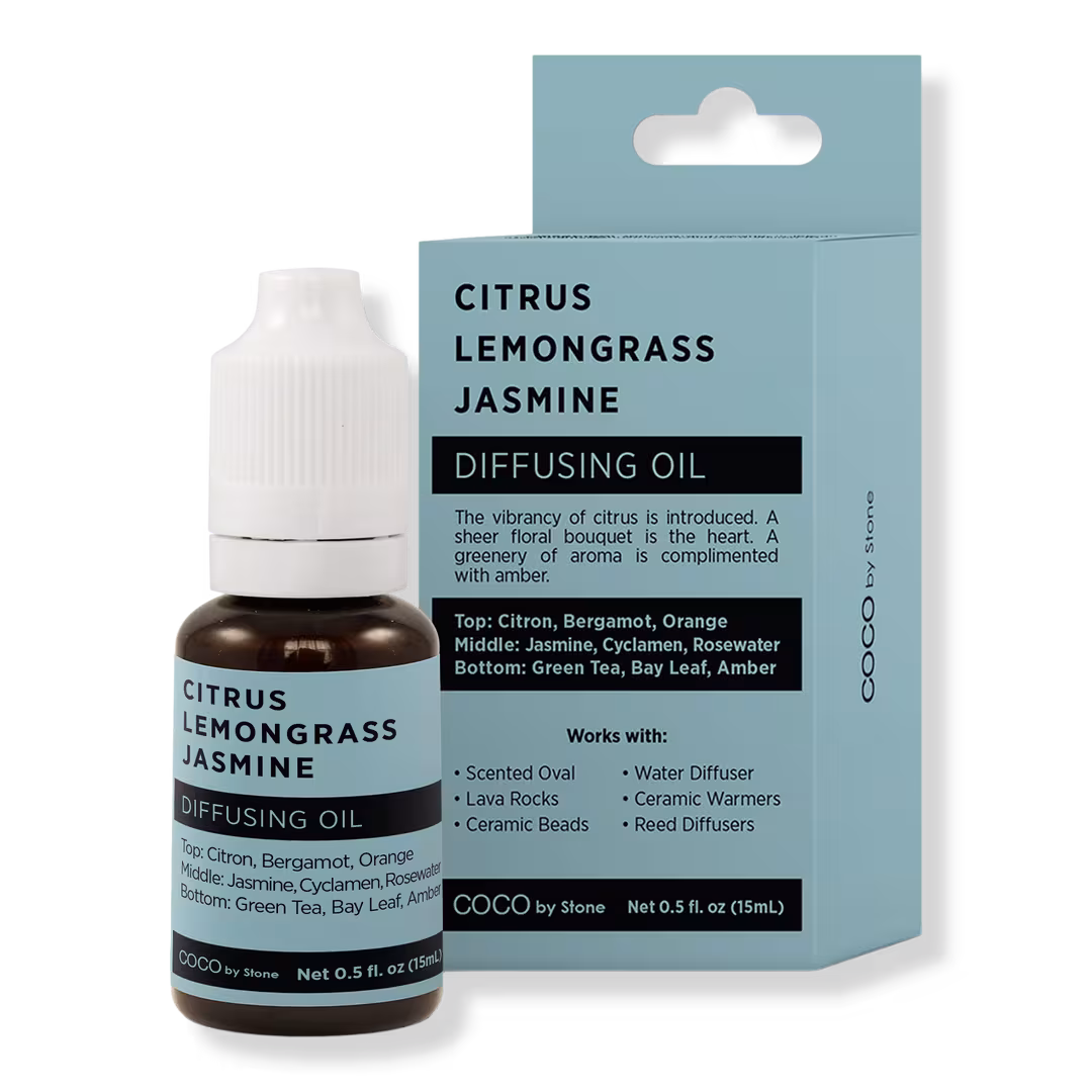 COCO by Stone  Citrus Lemongrass Jasmine Diffusing Oil