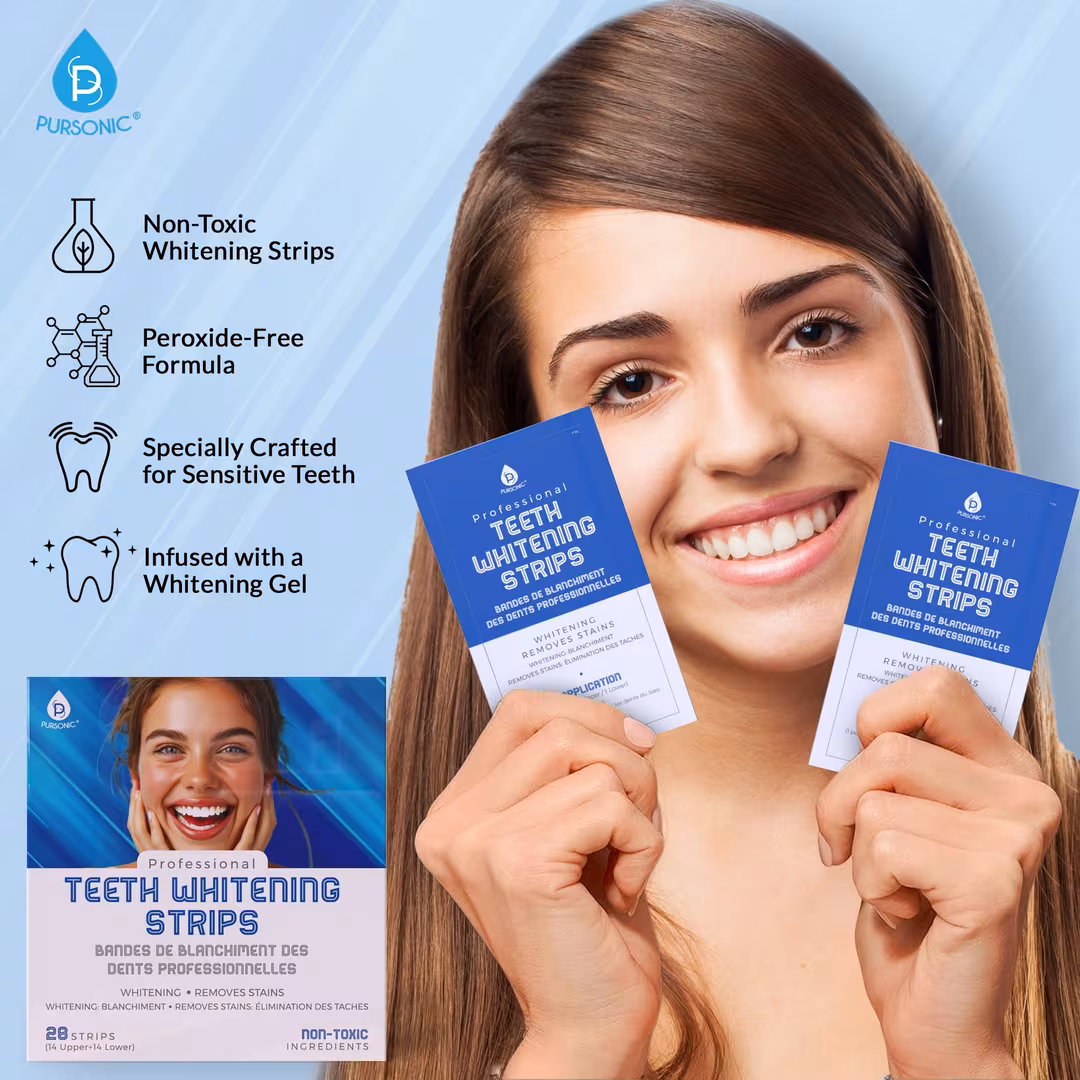 PURSONIC  Professional Teeth Whitening Strips