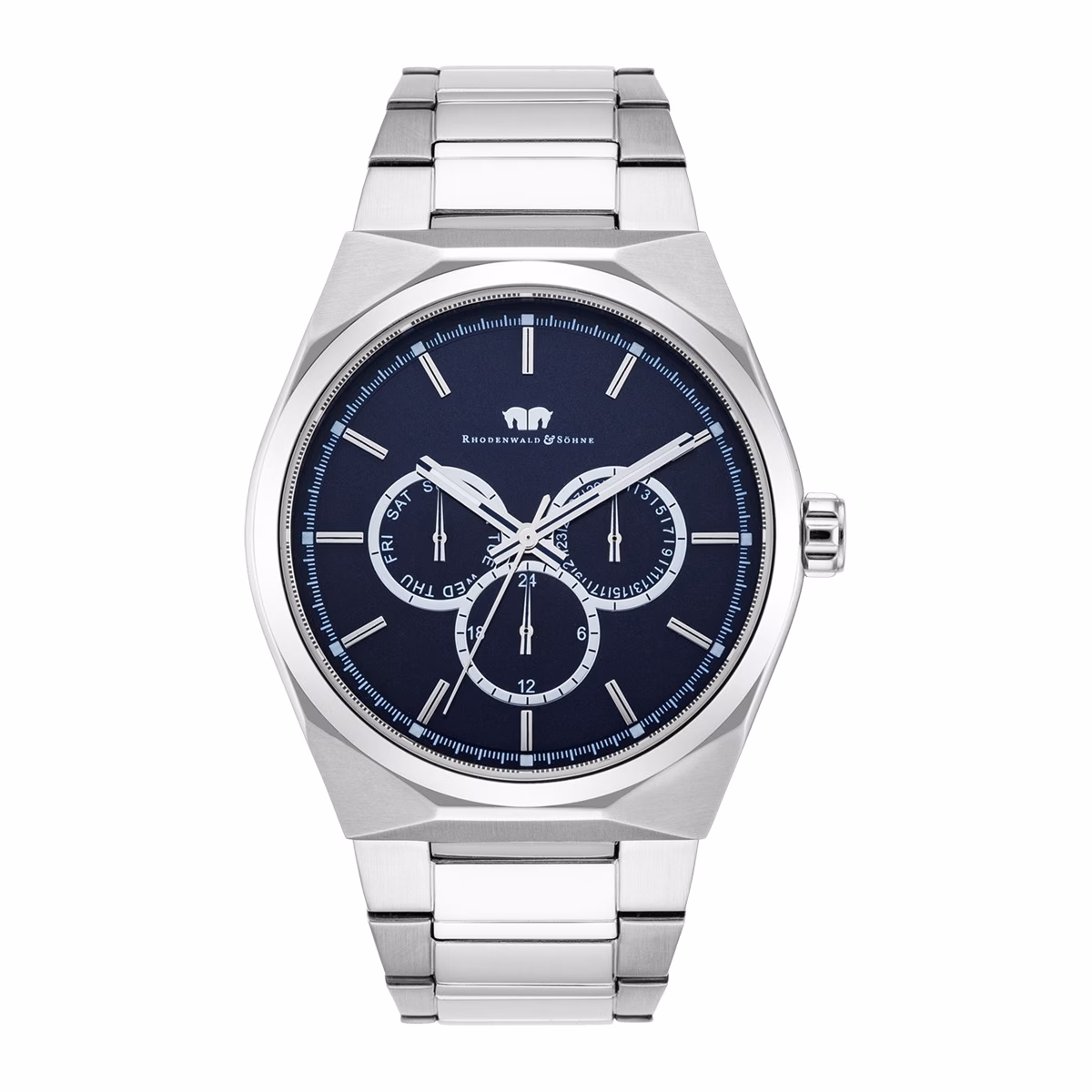 Armband-Uhr Cooledge aus Edelstahl in silber