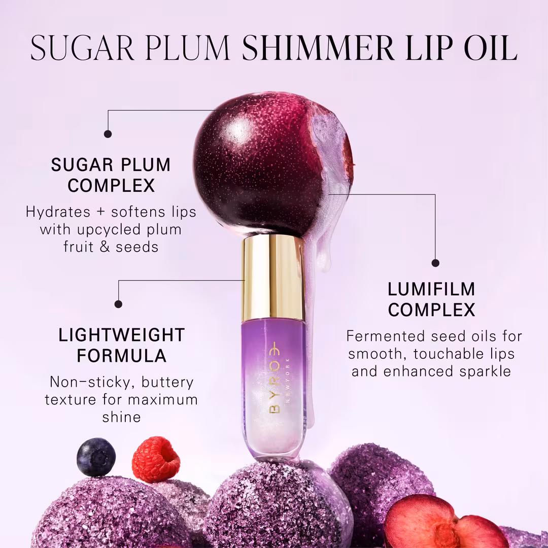 BYROE  Sugar Plum Shimmer Lip Oil