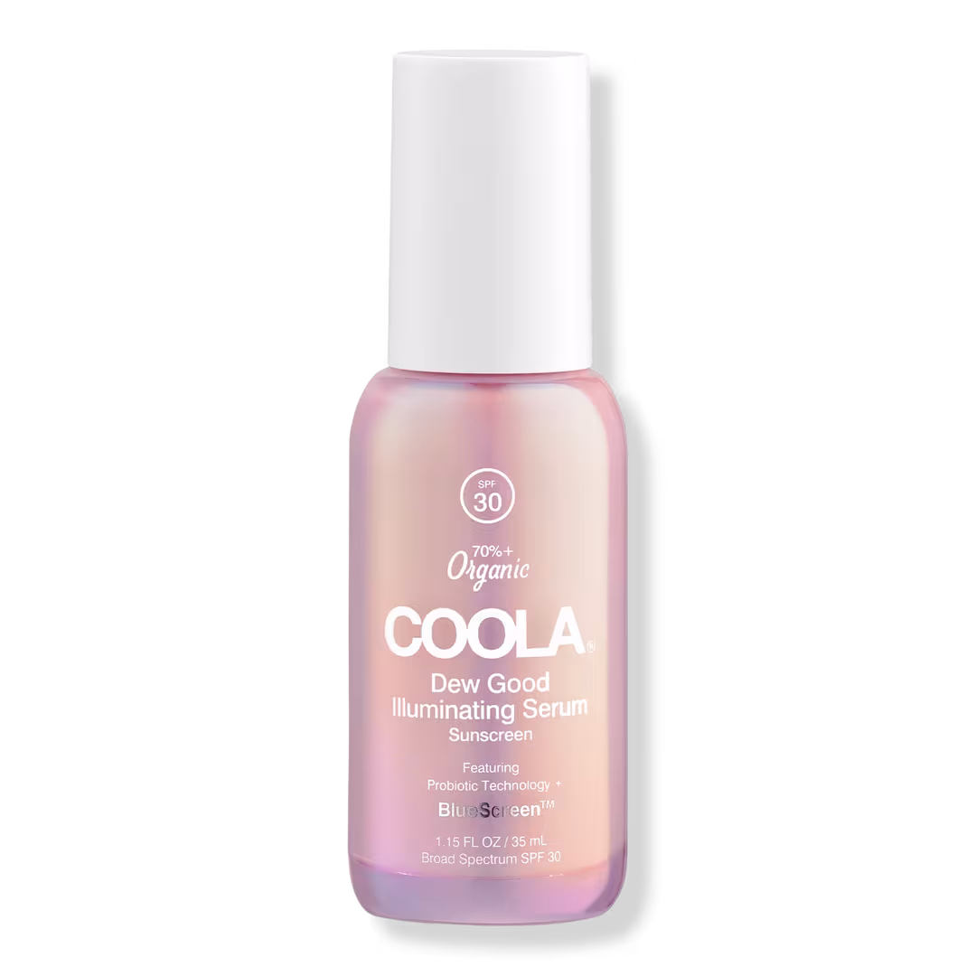 COOLA  Dew Good Illuminating Serum Sunscreen with Probiotic Technology SPF 30