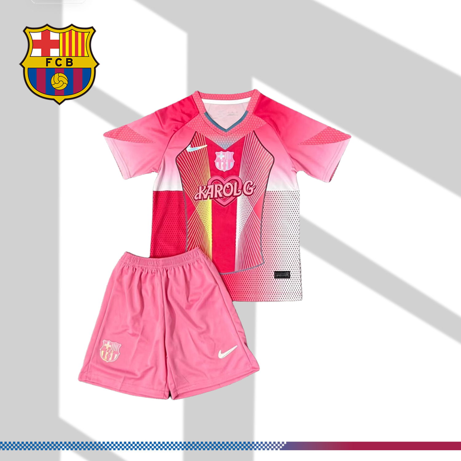 2025/2026 Barcelona Special Edition Football Shirt (Kids Kit socks)