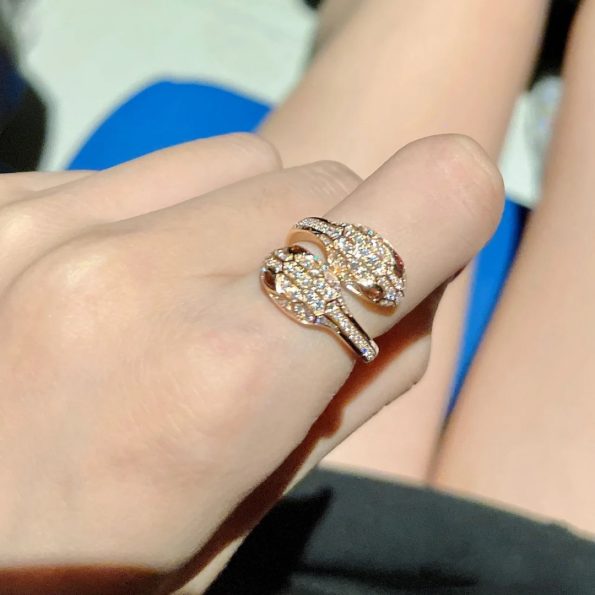 Bvlgari SERPENTI Ring Dupe, Red Eyes
