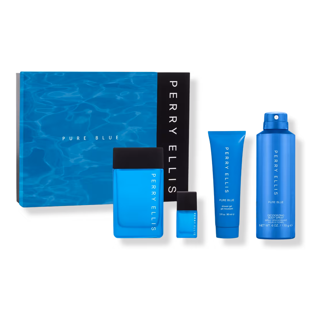 Perry Ellis  Pure Blue 4 Piece Gift Set