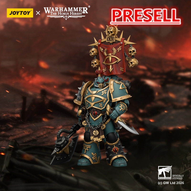 JOYTOY JT03936 Warhammer The Horus Heresy 1:18 Sons Of Horus Vheren Ashurhaddon Master of the True Sons - JOYTOY WORLD