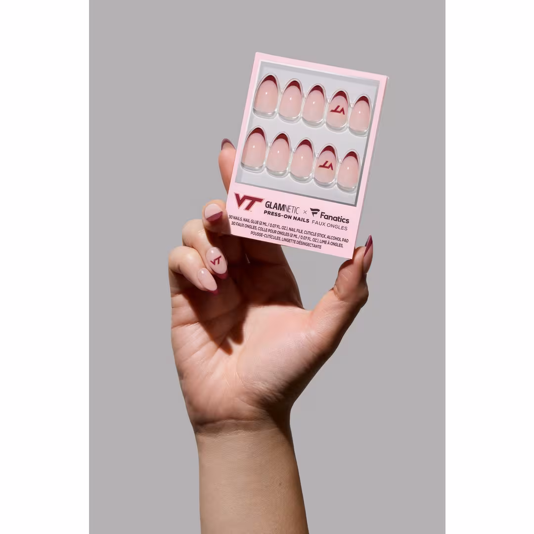 Glamnetic x Fanatics Nail  Virginia Tech Hokies Press-On Nails