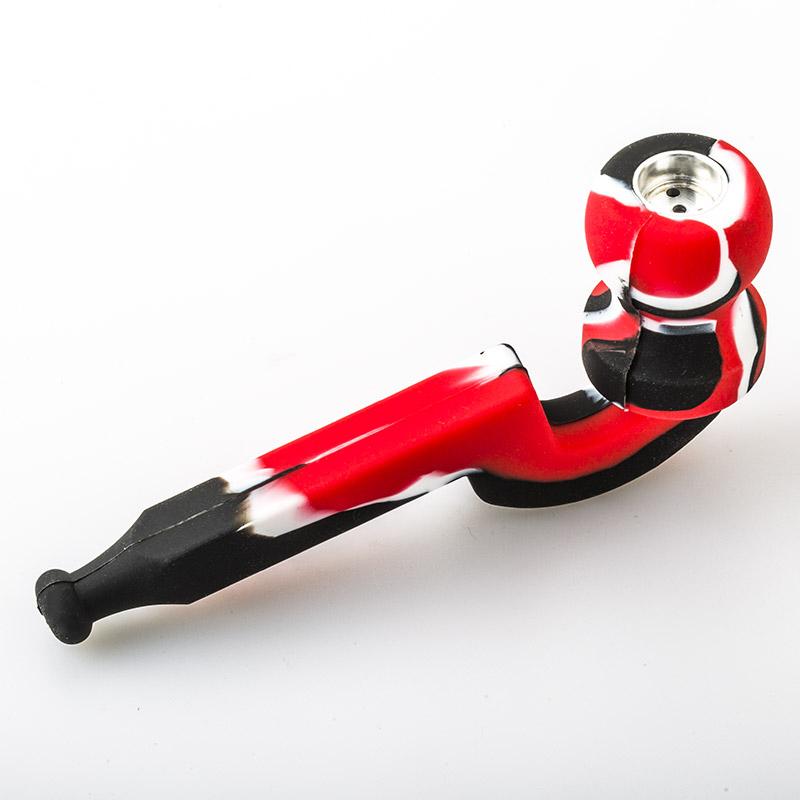 Camouflage Silicone Sherlock Weed Pipe (Random Color)