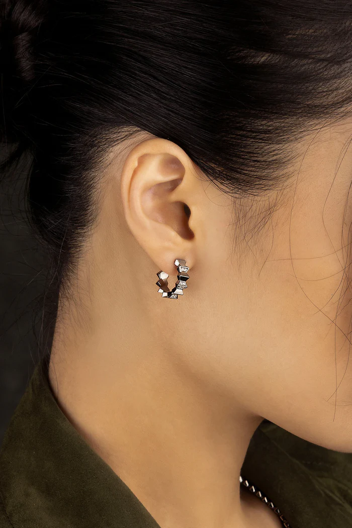 Orecchini a cerchio Up and Down