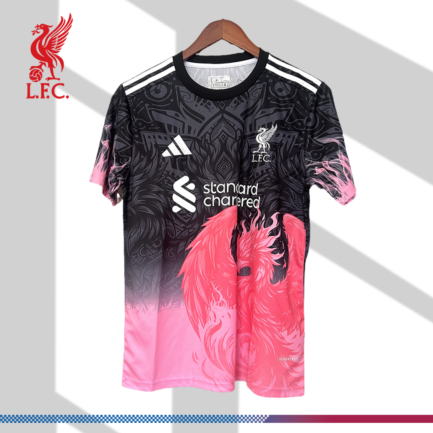 2025/2026 Liverpool Black and Gold Football Shirt (Fans)