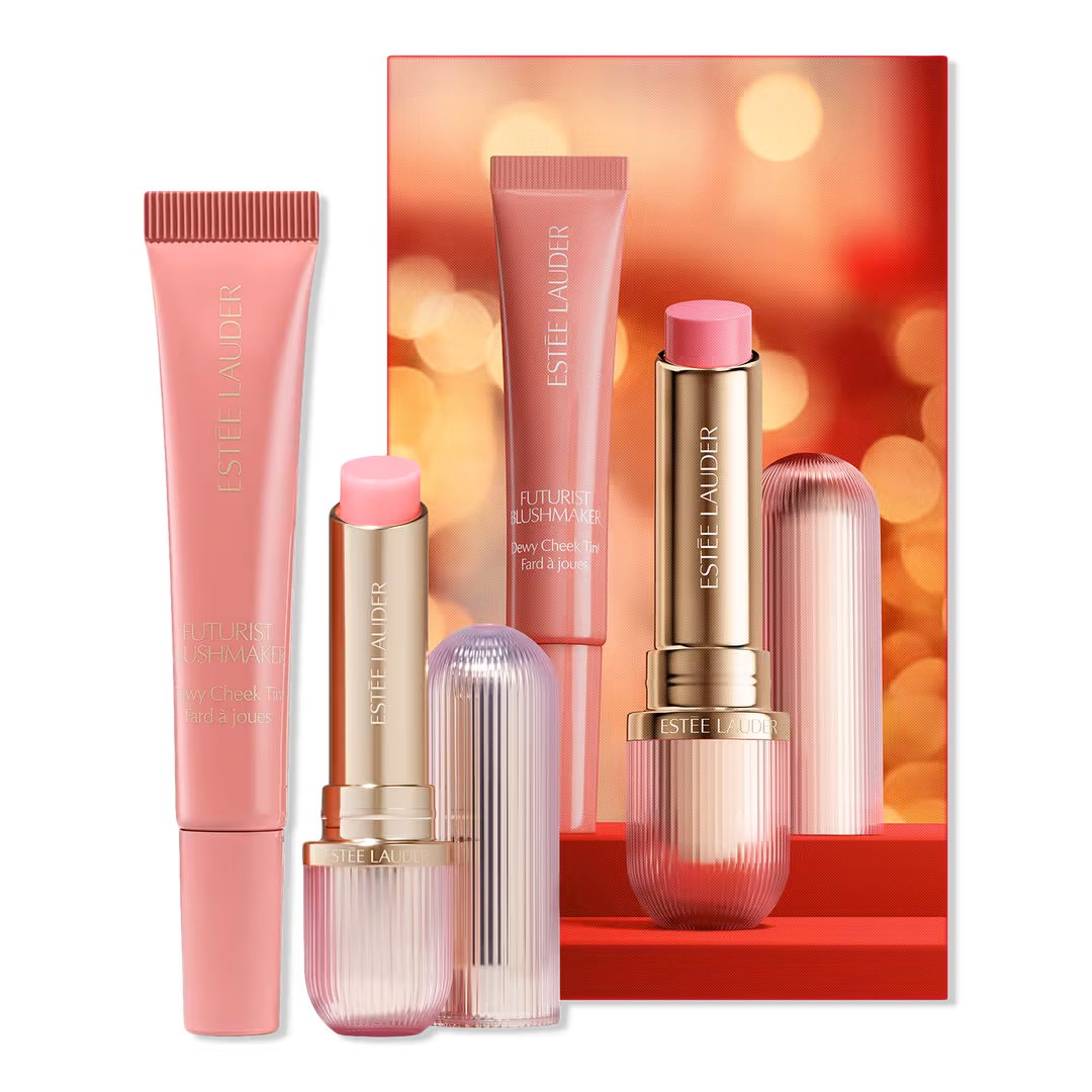Estée Lauder  Rosy Reception Futurist Blush & Lip Balm Makeup Gift Set