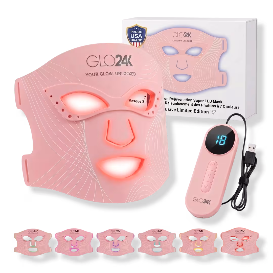 Glo24k  7-Color LED Photon Rejuvenation Super Mask (Limited Edition)
