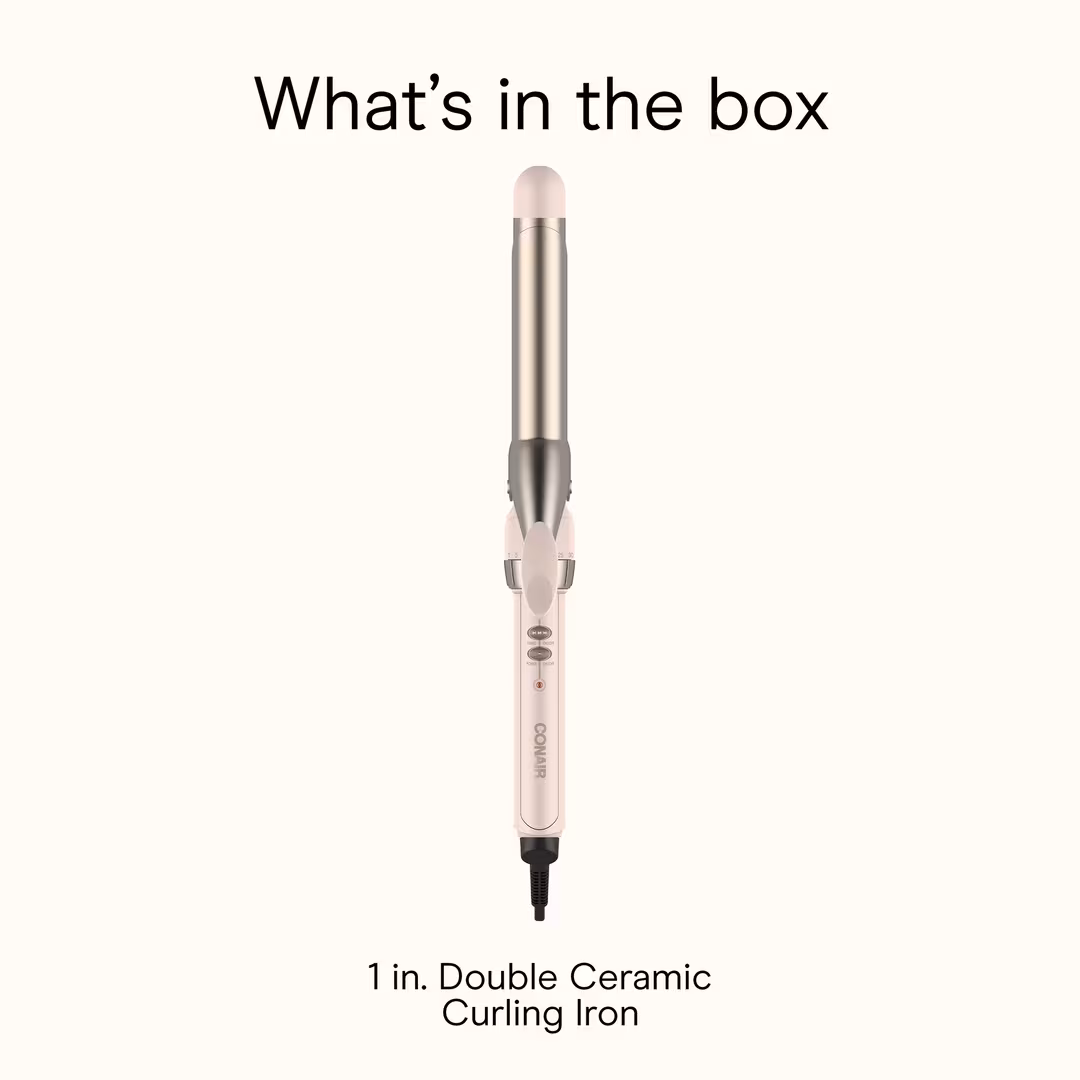 Conair  Double Ceramic Curling Iron 1''