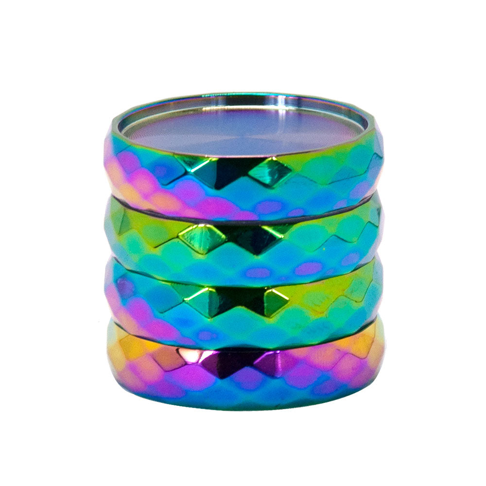 Diamond Shape Weed Grinder 4 Layer