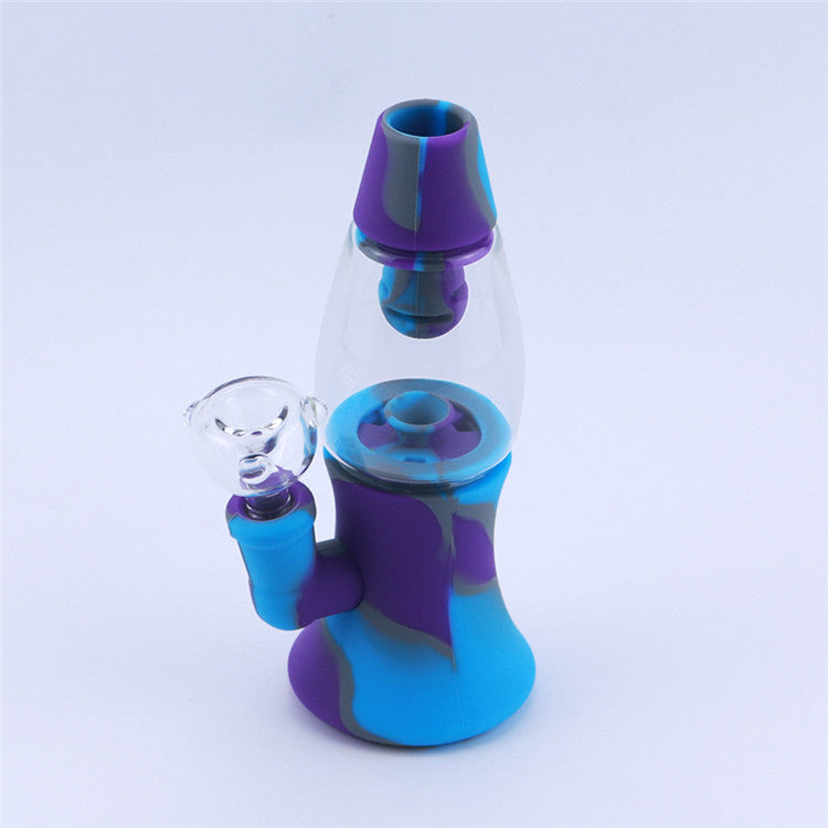 7 Camouflage Fountain Silicone Dab Rig
