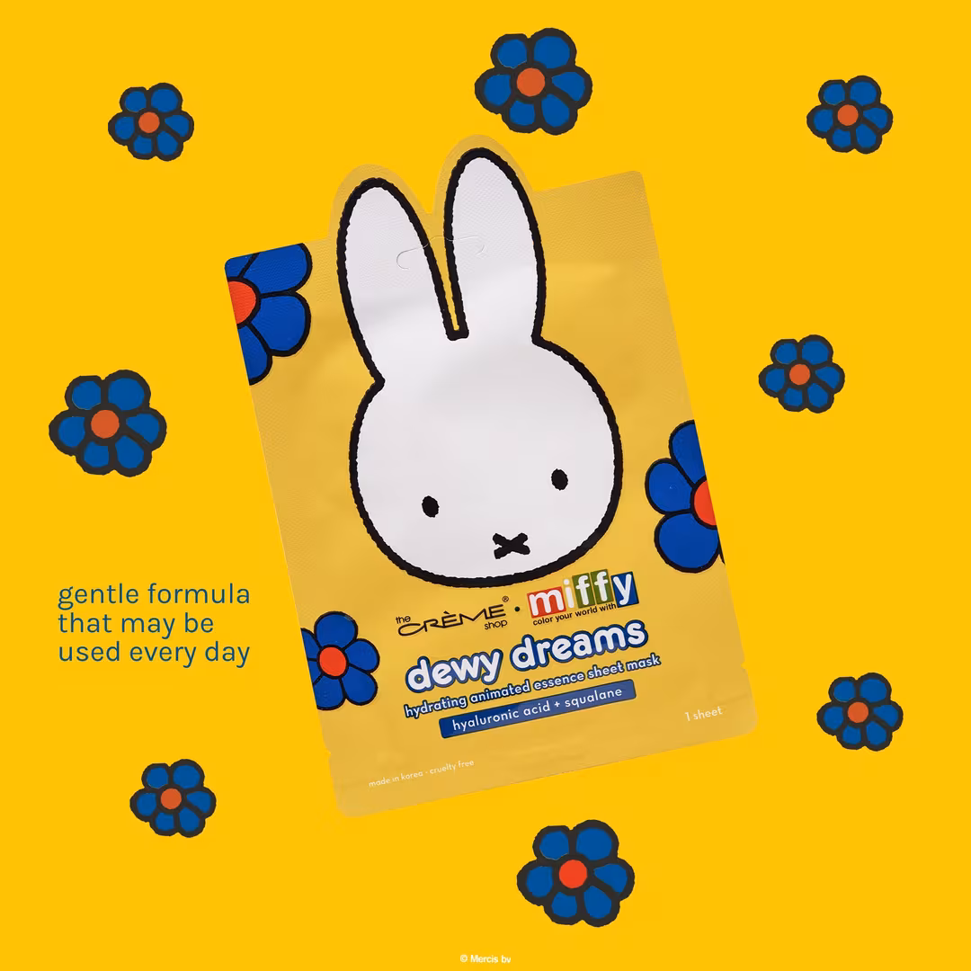 The Crème Shop  Miffy Dewy Dreams Printed Essence Sheet Mask