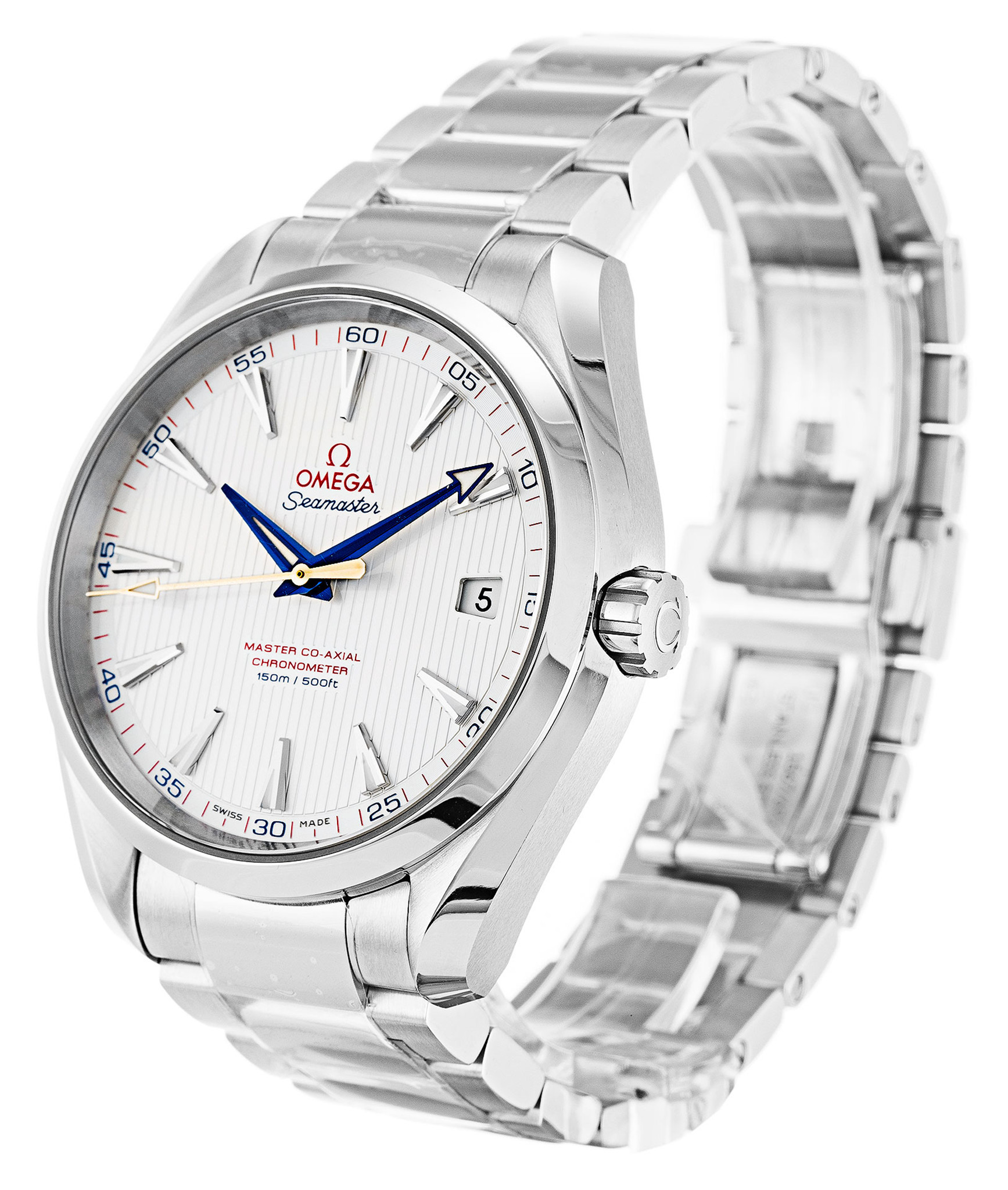 Replica Omega Aqua Terra 150m Gents White Dial Stick Markers 231.10.42.21.02.004 41.5MM
