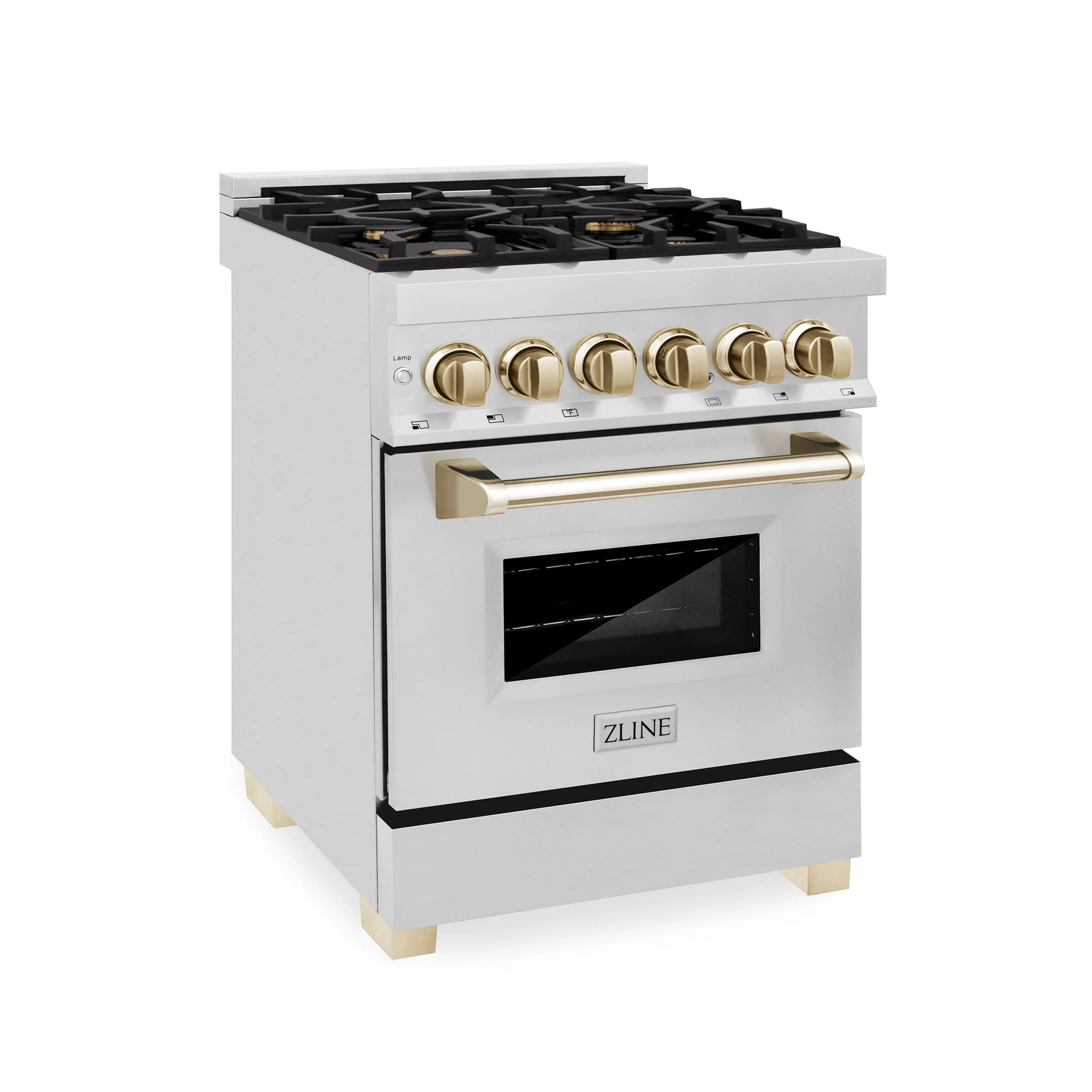 ZLINE KITCHEN AND BATH RAZ24CB professional gas range