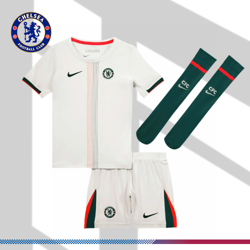 2025/2026 Chelsea AwayFootball Shirt (Kids Kit socks )