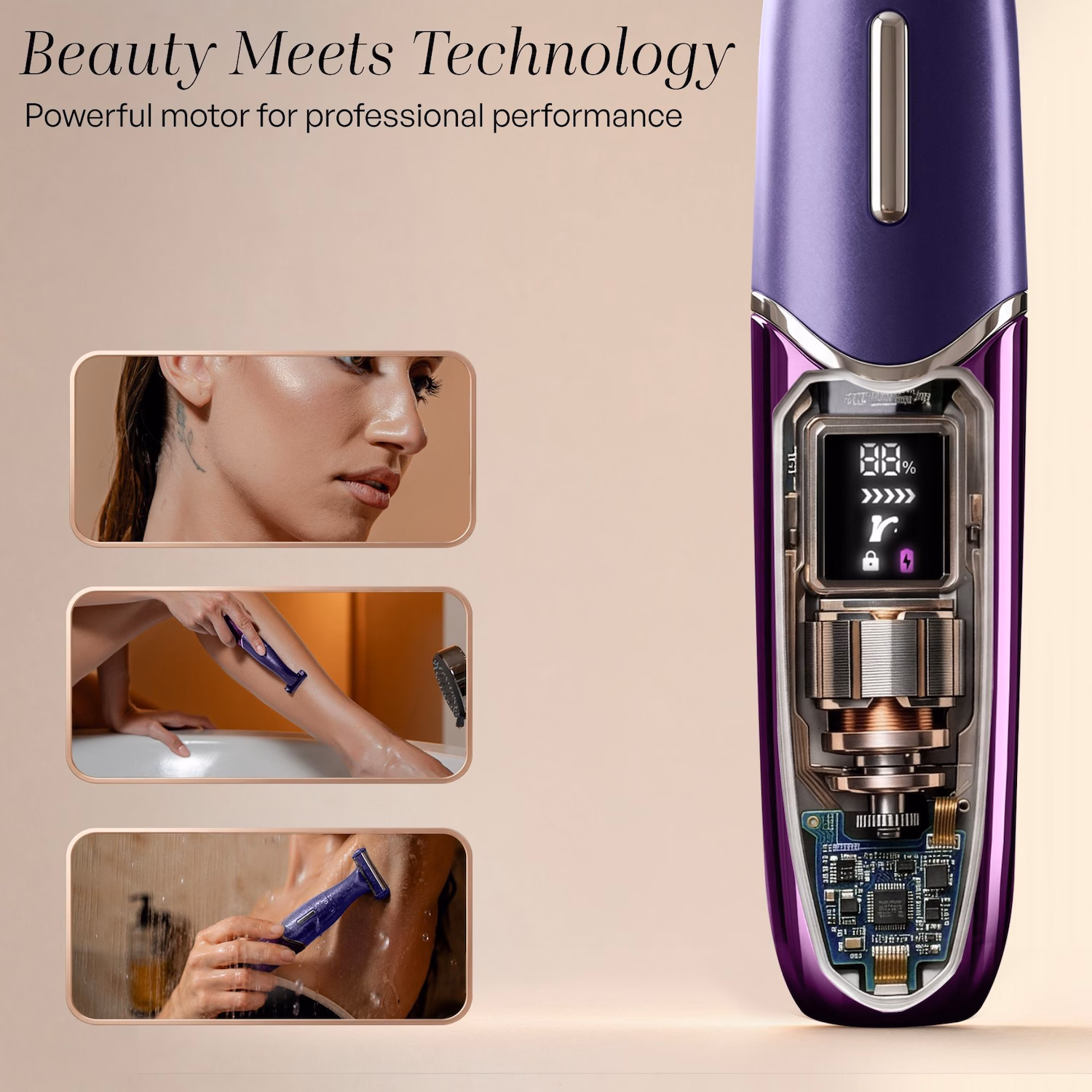 6-in-1 Bikini-Trimmer Augenbrauentrimmer – Elektrisches  Haarentfernung im Gesicht