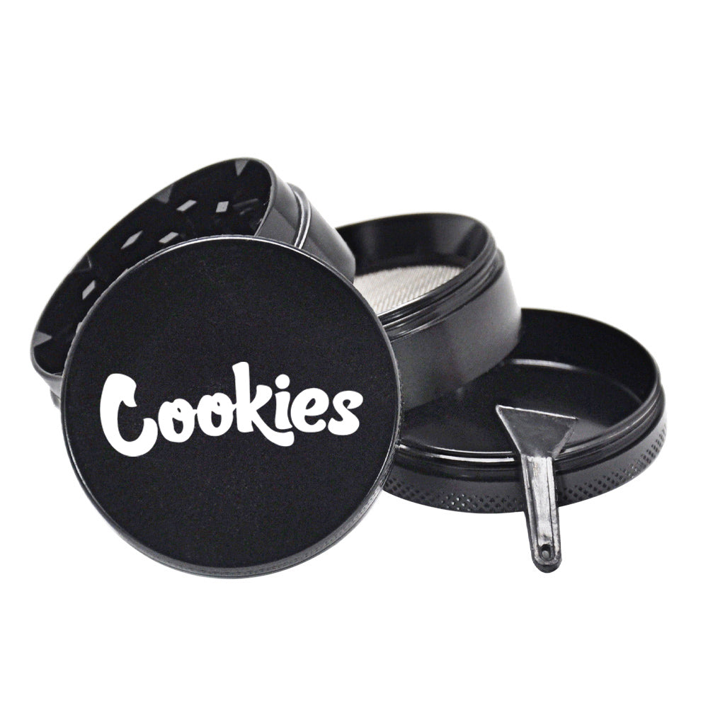 Cookies Zinc Alloy Weed Grinder 4 Layer