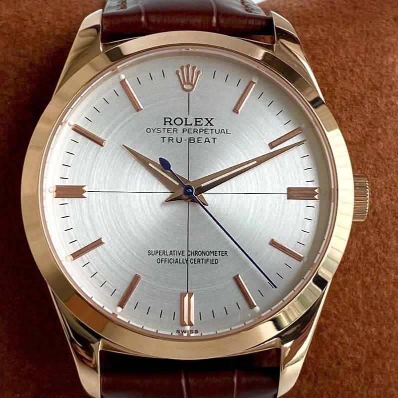 Rolex Watch OYSTER PERPETUAL 41 STAINLESS STEEL LEATHER Watch