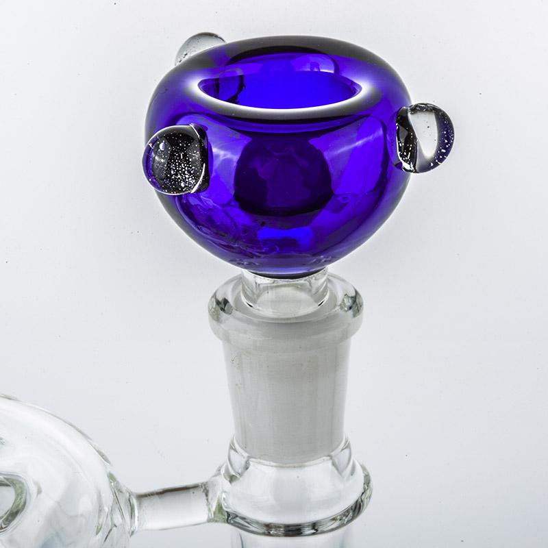 14mm Male Cobalt Round Bong Bowl