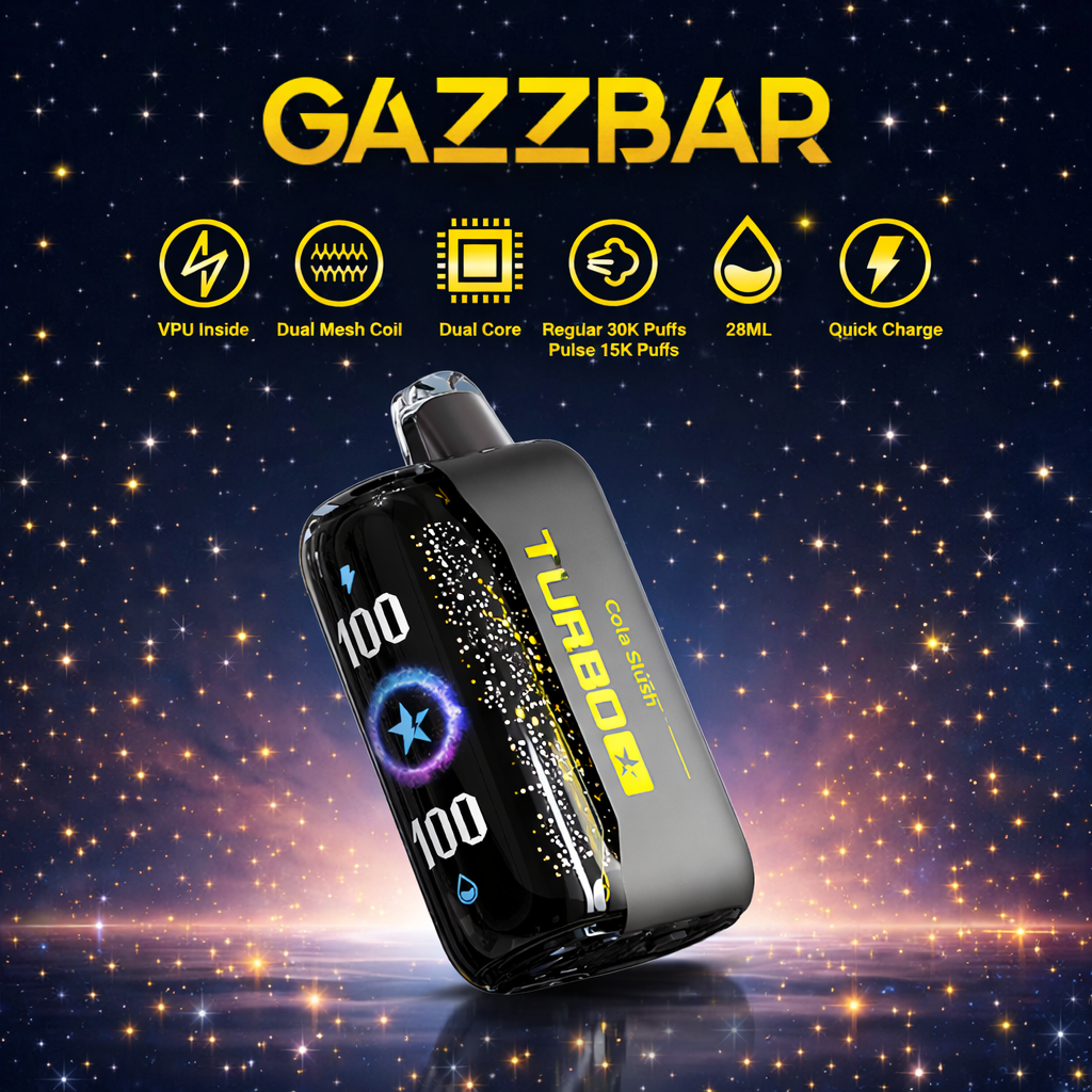 GAZZBAR STAR 15000 PUFFS 8 FLAVORS