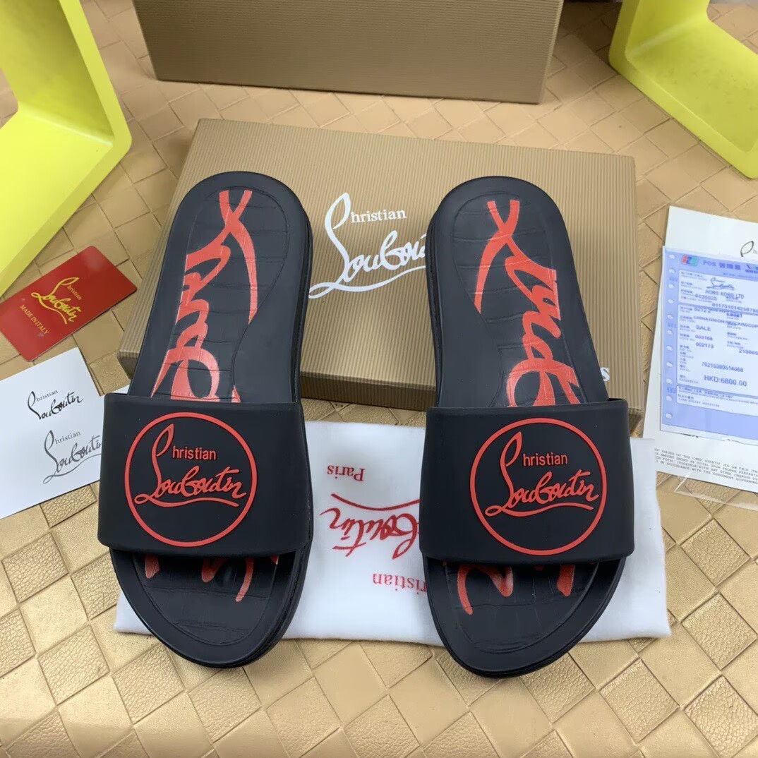 CHRISTIAN LOUBOUTIN SLIPPERS - CCSHOES