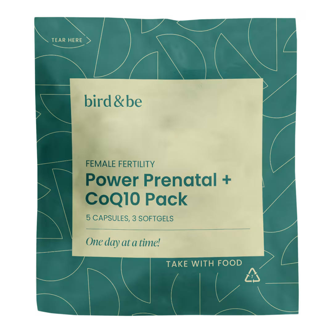 Bird&Be  Female Fertility Power Prenatal + CoQ10 Pack