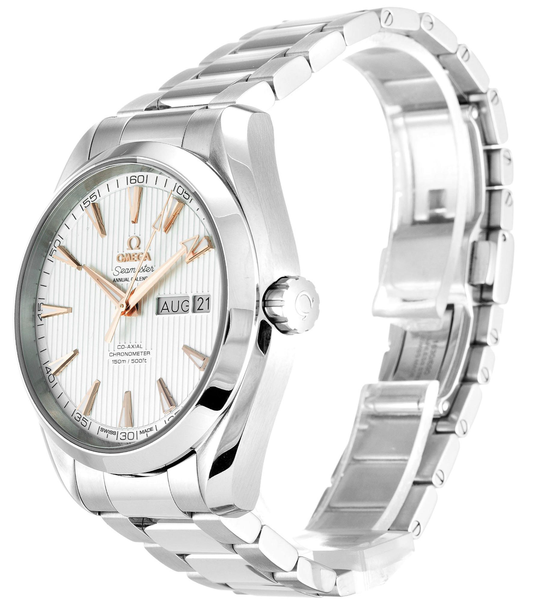 Replica Omega Aqua Terra 150m Gents White Dial Stick Markers 231.10.43.22.02.003 43MM