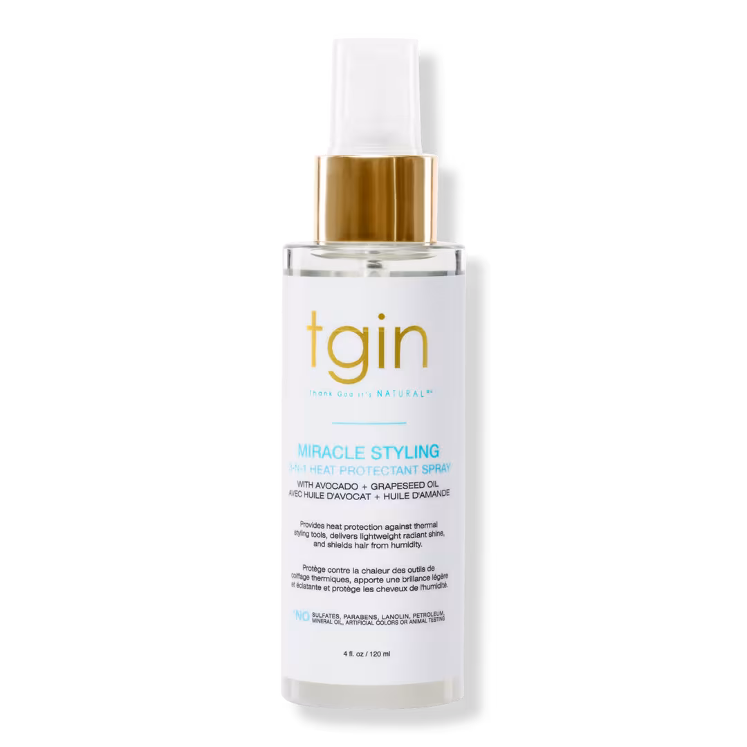 tgin  Miracle Styling 3-N-1 Heat Protectant Spray