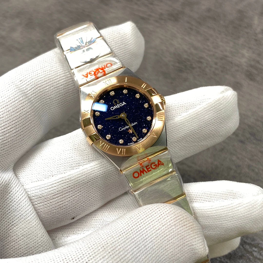 Omega Watch CONSTELLATION MAHATTAN 25MM BLUE DIAL